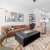 Living spaces with bright lighting